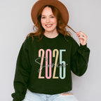 Senior 2025 Cursive Design - Graduation Unisex Crewneck T-Shirt Sweatshirt Hoodie