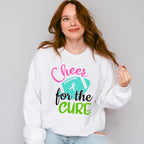 Cheer For The Cure - Metastatic Breast Cancer Unisex Crewneck T-Shirt Sweatshirt Hoodie