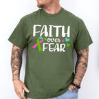 Faith Over Fear - Metastatic Breast Cancer Unisex Crewneck T-Shirt Sweatshirt Hoodie