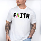 Faith Ribbon Design - Metastatic Breast Cancer Unisex Crewneck T-Shirt Sweatshirt Hoodie