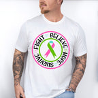 Fight Believe Hope Survive - Metastatic Breast Cancer Unisex Crewneck T-Shirt Sweatshirt Hoodie