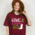 Give Cancer The Boot - Metastatic Breast Cancer Unisex Crewneck T-Shirt Sweatshirt Hoodie