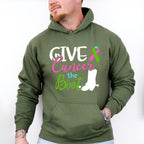 Give Cancer The Boot - Metastatic Breast Cancer Unisex Crewneck T-Shirt Sweatshirt Hoodie