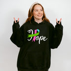 Hope Ribbon Design - Metastatic Breast Cancer Unisex Crewneck T-Shirt Sweatshirt Hoodie