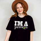 I'm A Survivor - Metastatic Breast Cancer Unisex Crewneck T-Shirt Sweatshirt Hoodie