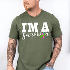 I'm A Survivor - Metastatic Breast Cancer Unisex Crewneck T-Shirt Sweatshirt Hoodie