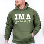 I'm A Survivor - Metastatic Breast Cancer Unisex Crewneck T-Shirt Sweatshirt Hoodie