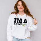 I'm A Survivor - Metastatic Breast Cancer Unisex Crewneck T-Shirt Sweatshirt Hoodie
