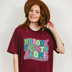 Nobody Fights Alone - Metastatic Breast Cancer Unisex Crewneck T-Shirt Sweatshirt Hoodie