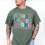 Nobody Fights Alone - Metastatic Breast Cancer Unisex Crewneck T-Shirt Sweatshirt Hoodie