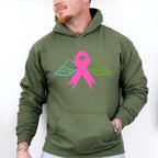 Ribbon Wing Design - Metastatic Breast Cancer Unisex Crewneck T-Shirt Sweatshirt Hoodie
