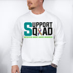 Support Squad - Metastatic Breast Cancer Unisex Crewneck T-Shirt Sweatshirt Hoodie