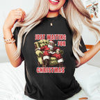 Just Waiting For Christmas - Christmas Unisex Crewneck T-Shirt Sweatshirt Hoodie