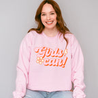 Girls Can! - Feminism Theme Unisex Crewneck T-Shirt Sweatshirt Hoodie