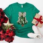 Christmas Tree White Ribbon - Christmas Unisex Crewneck T-Shirt Sweatshirt Hoodie