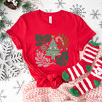 Tree And Leafs - Christmas Unisex Crewneck T-Shirt Sweatshirt Hoodie
