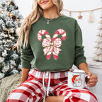Pink Candy With Ribbon - Christmas Unisex Crewneck T-Shirt Sweatshirt Hoodie