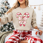 Pink Candy With Ribbon - Christmas Unisex Crewneck T-Shirt Sweatshirt Hoodie
