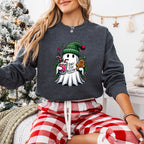 Don't Stop Believin' Ghost - Christmas Unisex Crewneck T-Shirt Sweatshirt Hoodie