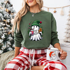 Don't Stop Believin' Ghost - Christmas Unisex Crewneck T-Shirt Sweatshirt Hoodie