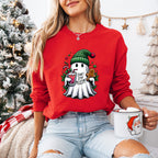 Don't Stop Believin' Ghost - Christmas Unisex Crewneck T-Shirt Sweatshirt Hoodie