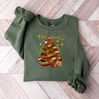 Feliz Navidad Cactus Design - Christmas Unisex Crewneck T-Shirt Sweatshirt Hoodie