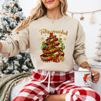 Feliz Navidad Cactus Design - Christmas Unisex Crewneck T-Shirt Sweatshirt Hoodie