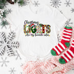 Christmas Lights Are My Favorite Color - Christmas Unisex Crewneck T-Shirt Sweatshirt Hoodie