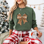 Brown Ribbon Design - Christmas Unisex Crewneck T-Shirt Sweatshirt Hoodie