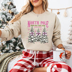 North Pole Christmas Tree Farm - Christmas Unisex Crewneck T-Shirt Sweatshirt Hoodie