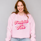 Feminist As Fuck - Feminism Theme Unisex Crewneck T-Shirt Sweatshirt Hoodie