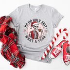 Skeleton What A Year - Christmas Unisex Crewneck T-Shirt Sweatshirt Hoodie