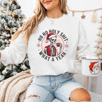 Skeleton What A Year - Christmas Unisex Crewneck T-Shirt Sweatshirt Hoodie