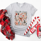 Tis The Season Ribbon Design - Christmas Unisex Crewneck T-Shirt Sweatshirt Hoodie