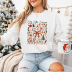 Tis The Season Ribbon Design - Christmas Unisex Crewneck T-Shirt Sweatshirt Hoodie