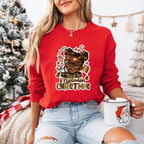 Have A Melanin Christmas - Christmas Unisex Crewneck T-Shirt Sweatshirt Hoodie