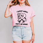 I Support Women's Rights And Wrong - Feminism Theme Unisex Crewneck T-Shirt Sweatshirt Hoodie