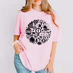 Woman Rights Doodles Design - Feminism Theme Unisex Crewneck T-Shirt Sweatshirt Hoodie
