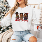 Merry Christmas Girls - Christmas Unisex Crewneck T-Shirt Sweatshirt Hoodie