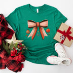Red Ribbon And Baubles - Christmas Unisex Crewneck T-Shirt Sweatshirt Hoodie