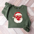 Santa Red Bubble Gum - Christmas Unisex Crewneck T-Shirt Sweatshirt Hoodie
