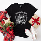 Sorta Merry Sorta Feral - Christmas Unisex Crewneck T-Shirt Sweatshirt Hoodie