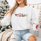 Christmas Cats In Snow - Christmas Unisex Crewneck T-Shirt Sweatshirt Hoodie