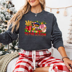 Tis The Season Churros - Christmas Unisex Crewneck T-Shirt Sweatshirt Hoodie