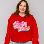 Besties Forever Neon Sign - Best Friends Unisex Crewneck T-Shirt Sweatshirt Hoodie