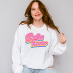 Besties Forever Neon Sign - Best Friends Unisex Crewneck T-Shirt Sweatshirt Hoodie
