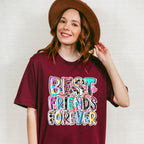 Best Friends Forever Colorful - Best Friends Unisex Crewneck T-Shirt Sweatshirt Hoodie