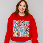 Best Friends Forever Colorful - Best Friends Unisex Crewneck T-Shirt Sweatshirt Hoodie