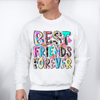 Best Friends Forever Colorful - Best Friends Unisex Crewneck T-Shirt Sweatshirt Hoodie