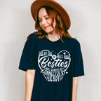 Side By Side Or Miles Apart - Best Friends Unisex Crewneck T-Shirt Sweatshirt Hoodie